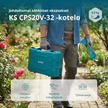 Johdottomat sähköiset oksasakset KS CPS20V-32 Case thumbnail