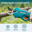 Johdottomat sähköiset oksasakset KS CPS20V-32 thumbnail