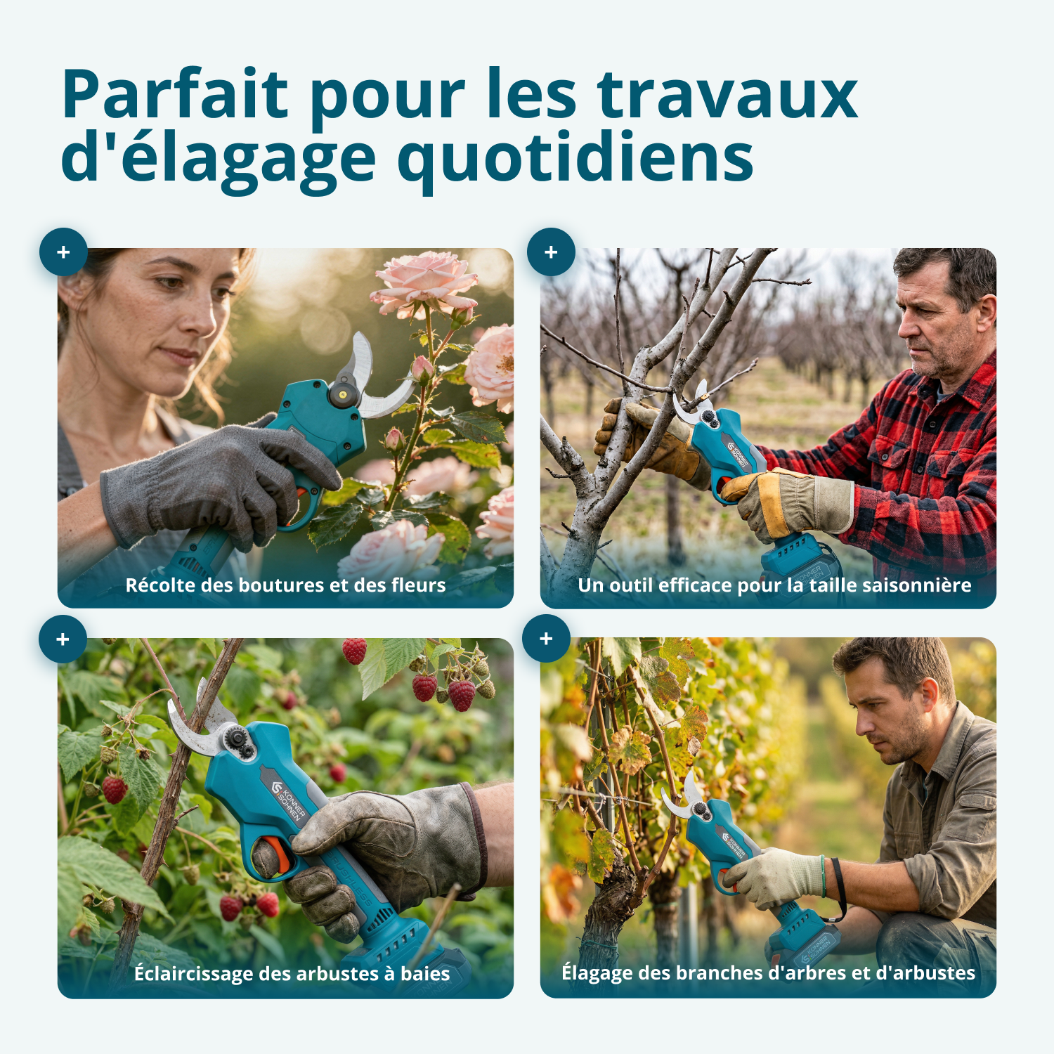 Sécateur à batterie KS CPS20V-32 Case