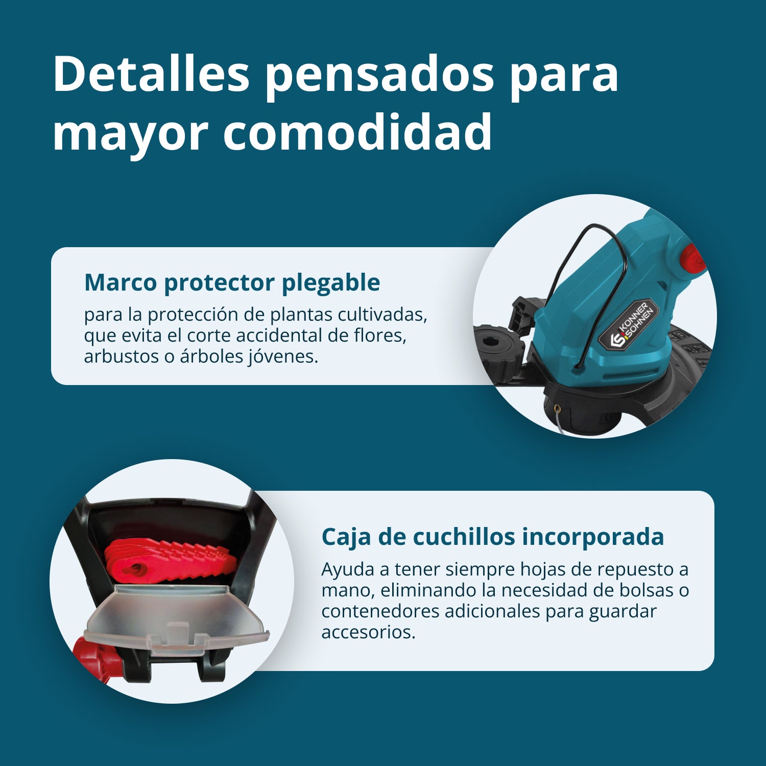 Cortabordes inalámbrico KS GT-20V