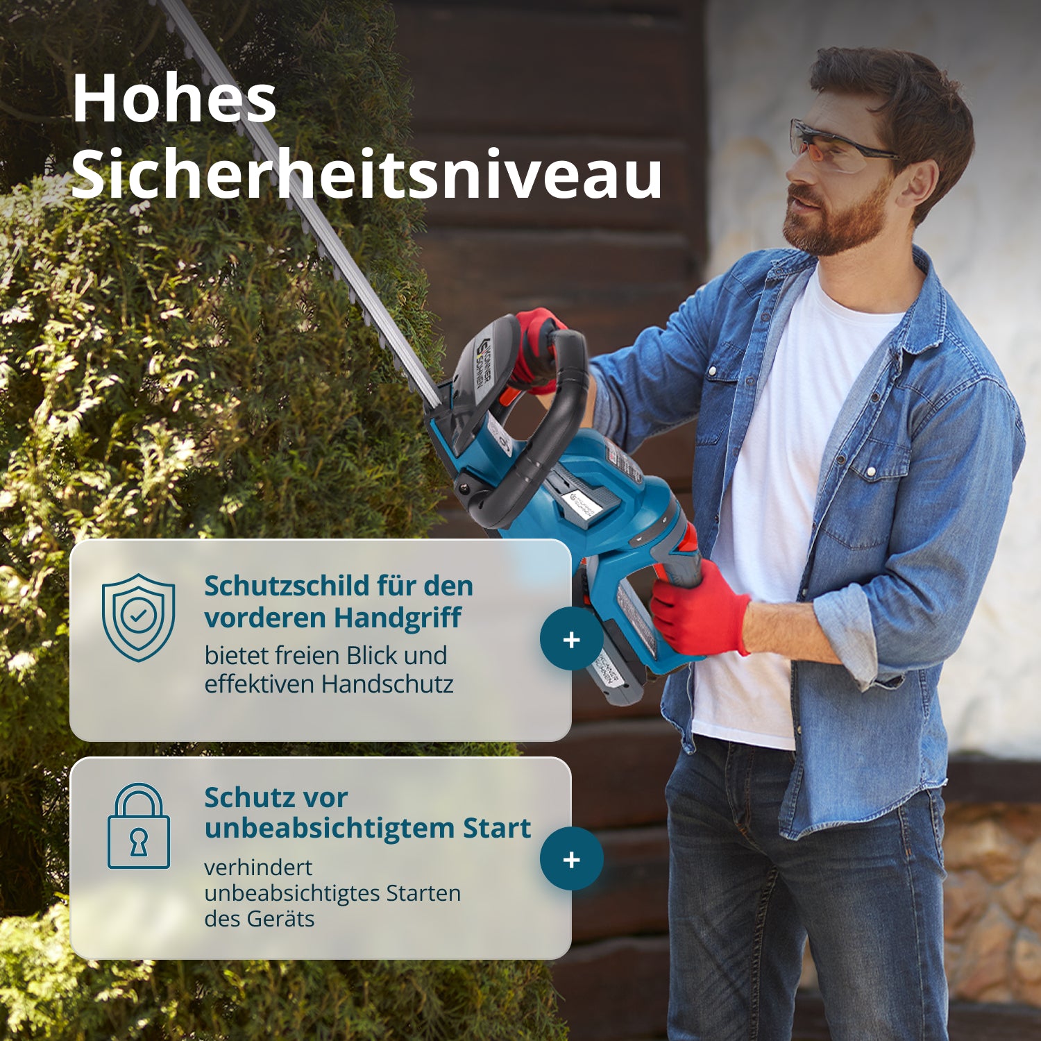 Akku-Heckenschere KS HT-20V