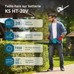 Taille-haie sur batterie KS HT-20V thumbnail