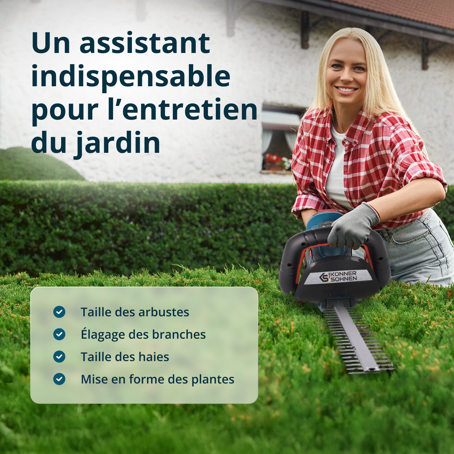 Taille-haie sur batterie KS HT-20V