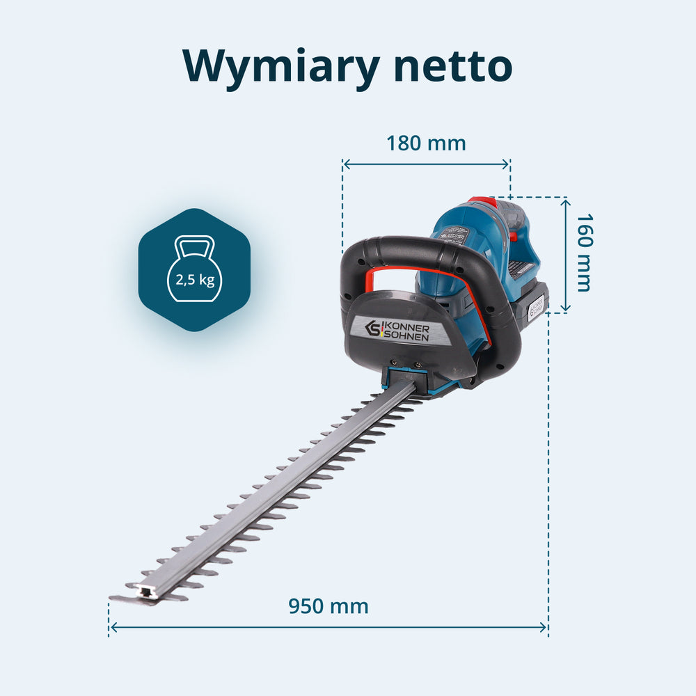 Zestaw promocyjny do przycinania żywopłotów KS LBV-HT-SET