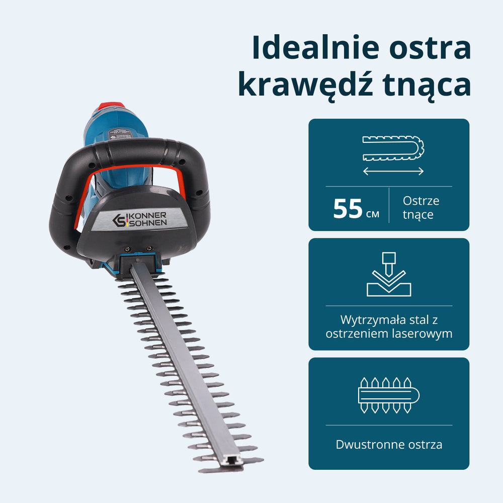 Zestaw promocyjny do przycinania żywopłotów KS LBV-HT-SET