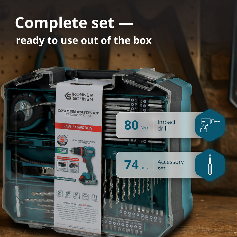 Bežični Master Set KS ID20V-60 KIT 74