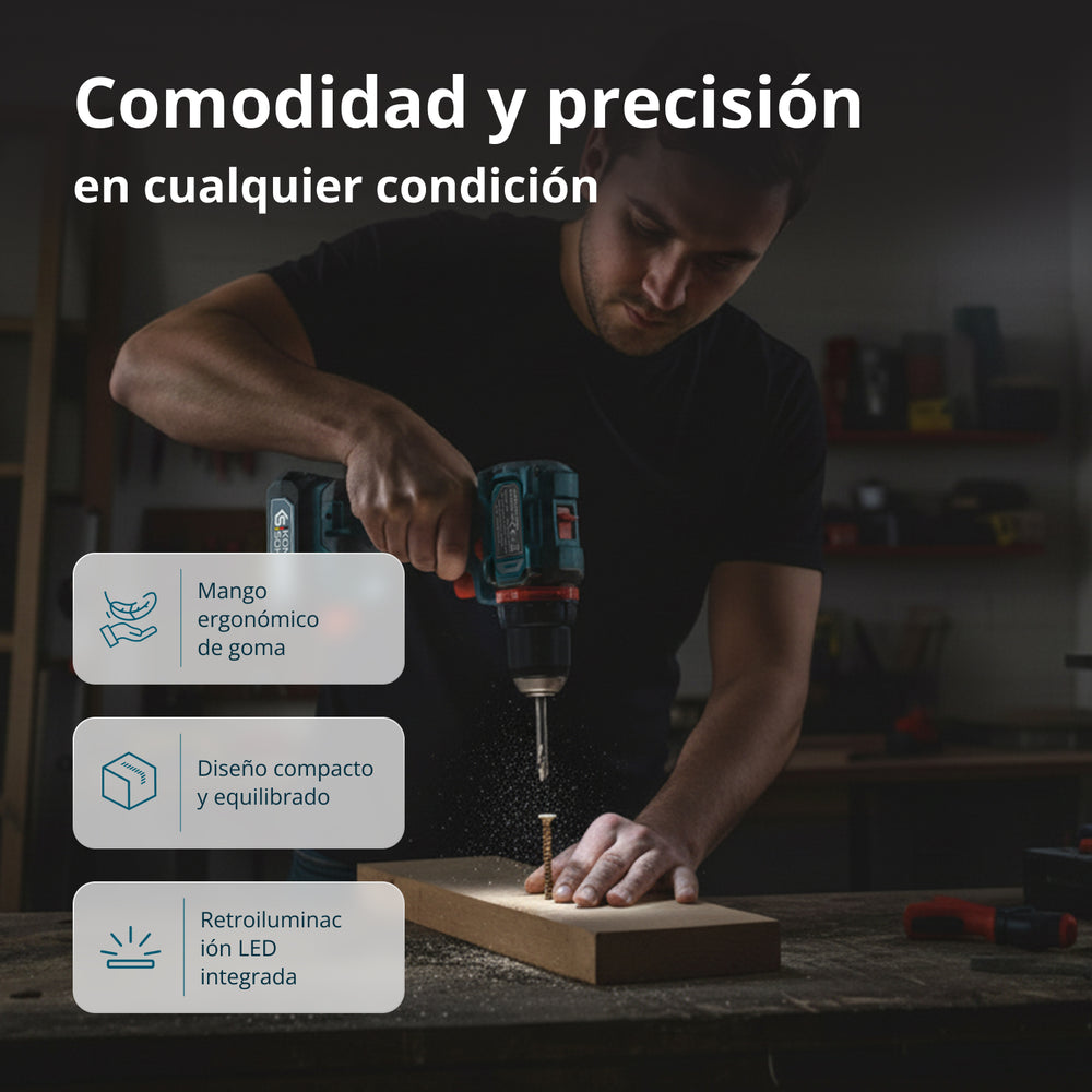 Conjunto Maestro Inalámbrico KS ID20V-60 KIT 74 PLUS