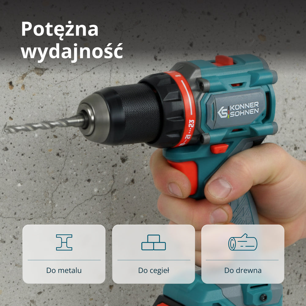 Zestaw Mistrzowski Bezprzewodowy KS ID20V-60 KIT 74 PLUS
