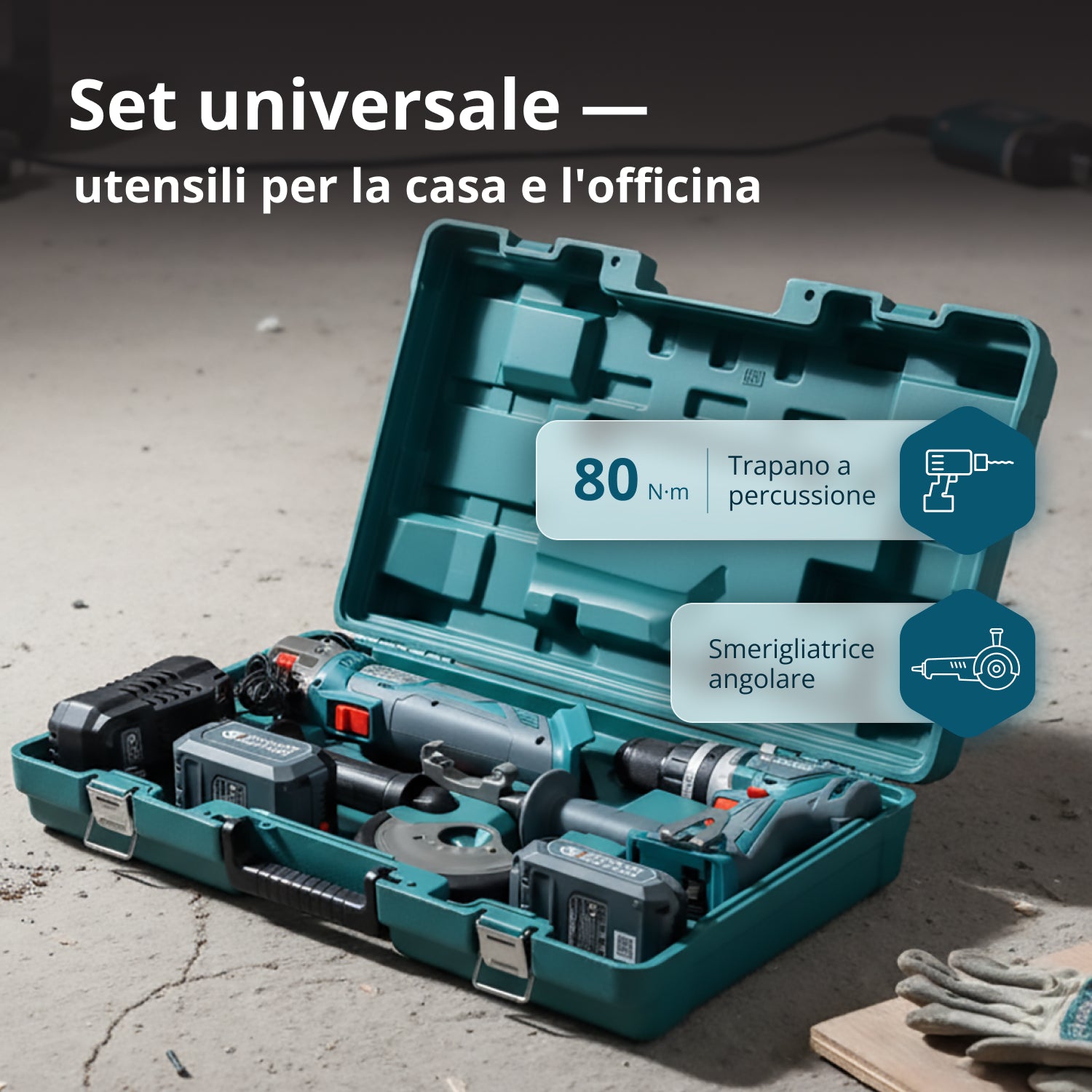 Set Master Senza Fili KS IDAGB 20V SET 1