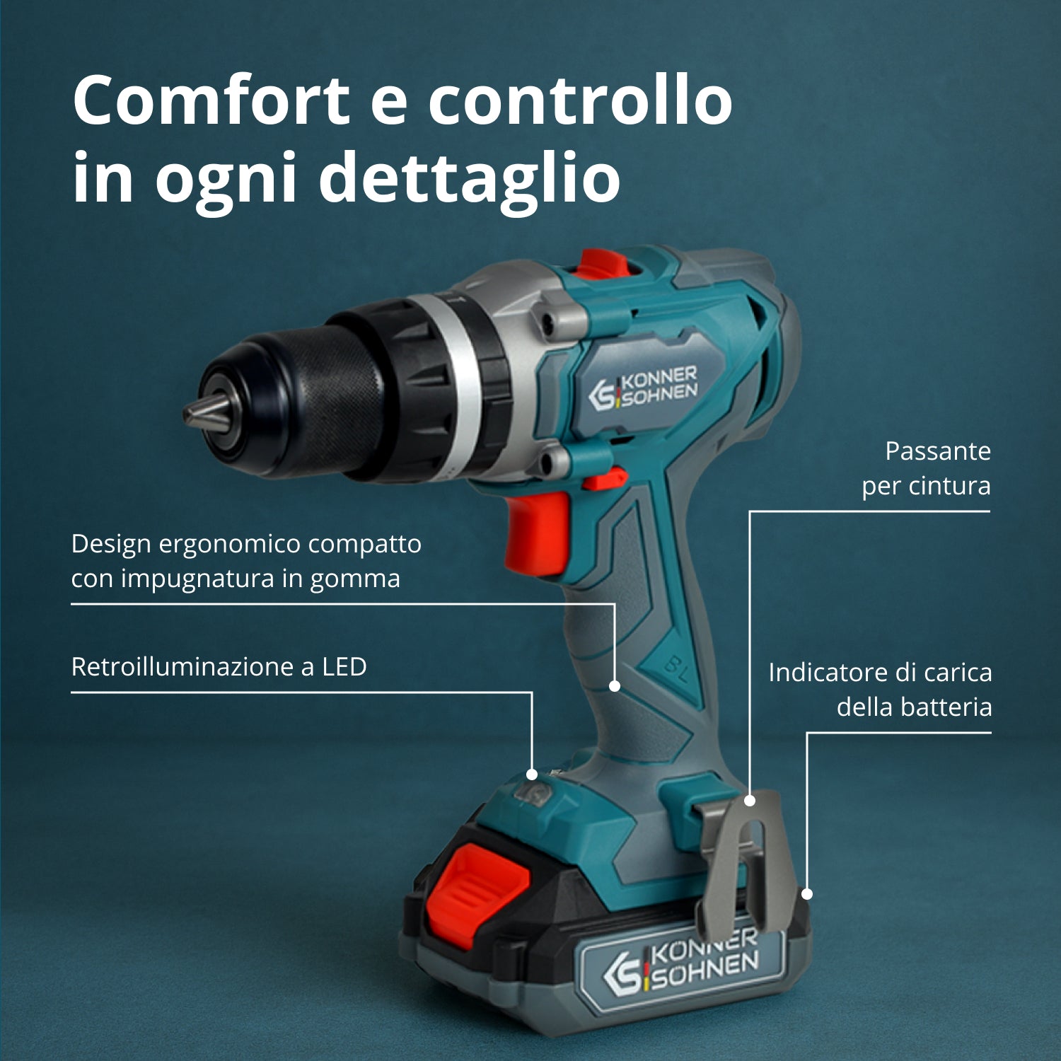 KS IDISD 20V SET 2 Senza Fili Master Set 2in1