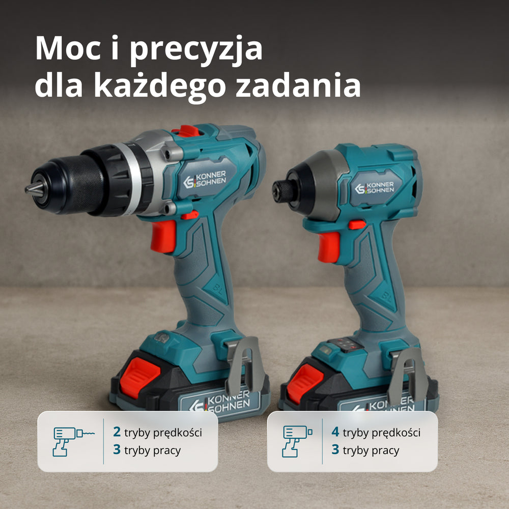 Zestaw bezprzewodowy Master Set 2w1 KS IDISD 20V SET 2 PLUS