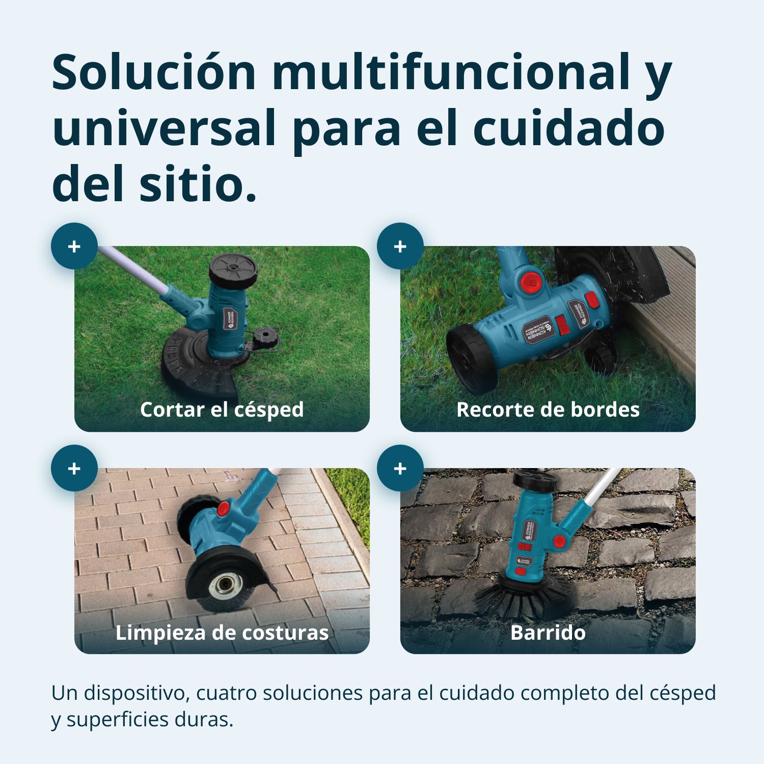 Cortabordes multifuncional inalámbrico KS MFT-20V