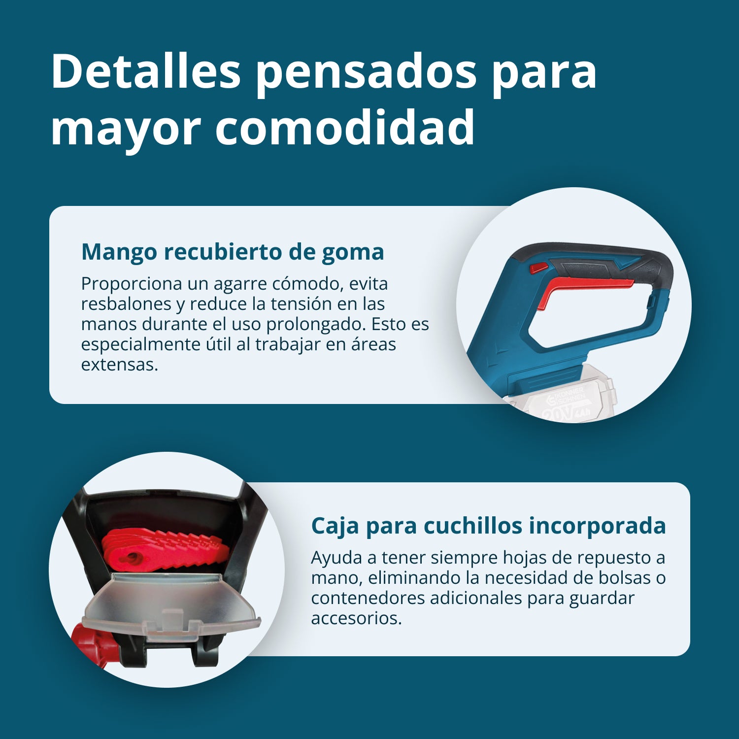Cortabordes multifuncional inalámbrico KS MFT-20V