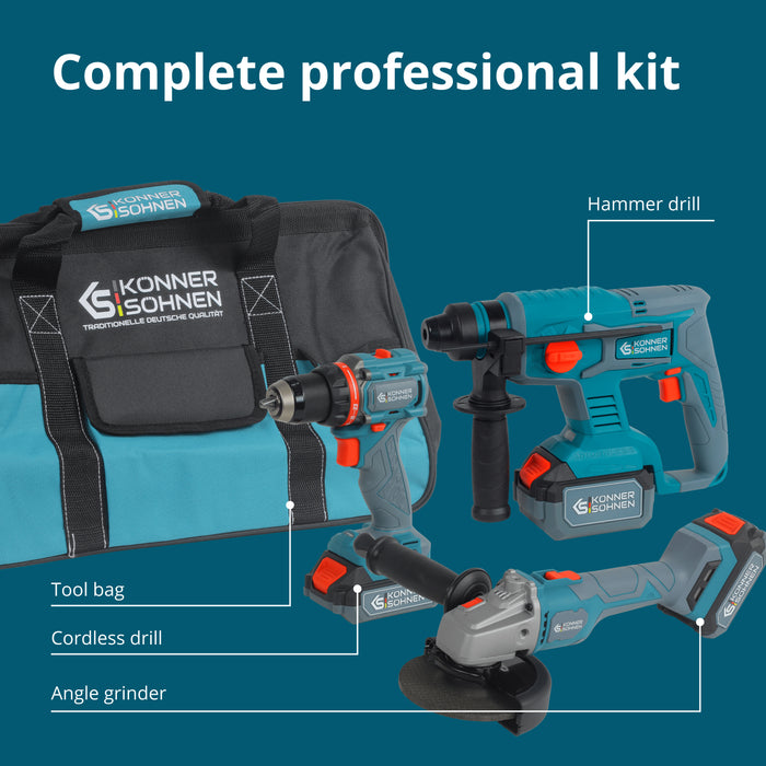 Bežični Master Set 3-u-1 Kit KS RHAGD 20V SET 3