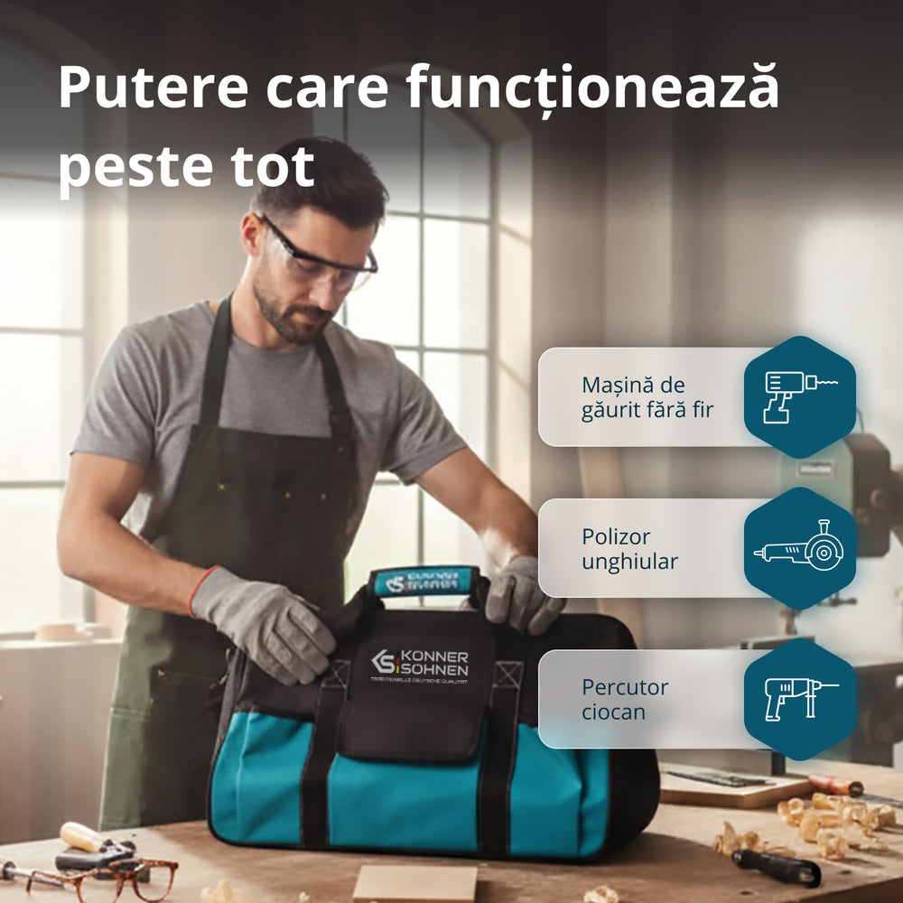Master Set Fără Fir 3-in-1 KS RHAGD 20V SET 3 