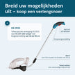 Snoerloze 2 in 1 Grasmaai- en Heggenschaar met Telescopische Verlengstok KS SHT-20V + Extension Pole thumbnail