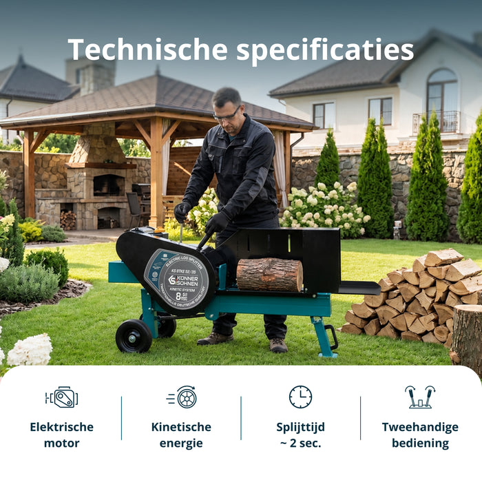 Elektrische Houtklover KS 8TKE 52/35