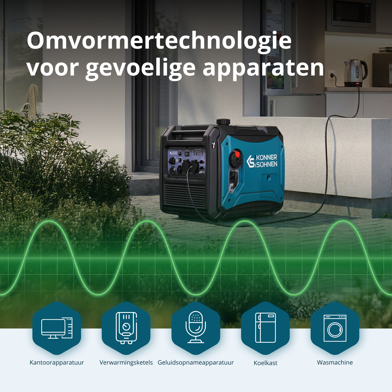 Invertergenerator KS 4000iE S