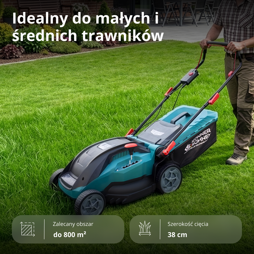Elektryczna kosiarka do trawy KS 38LM16-BL
