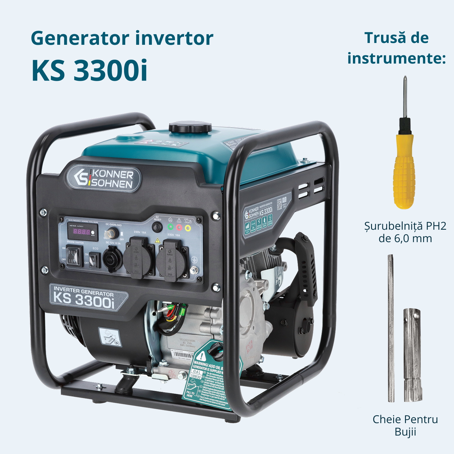 Generator cu inverter KS 3300i (Recondiționat – Stare Excelentă)