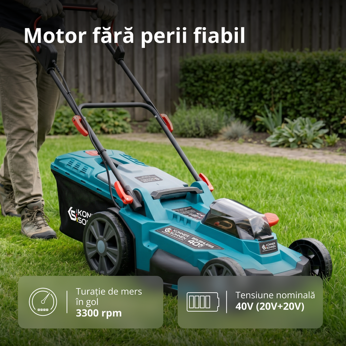 Mașină de tuns iarba cu acumulator KS 43LM-40V
