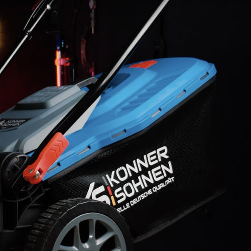 Kombinierter Grasfangkorb mit Füllstandsanzeige