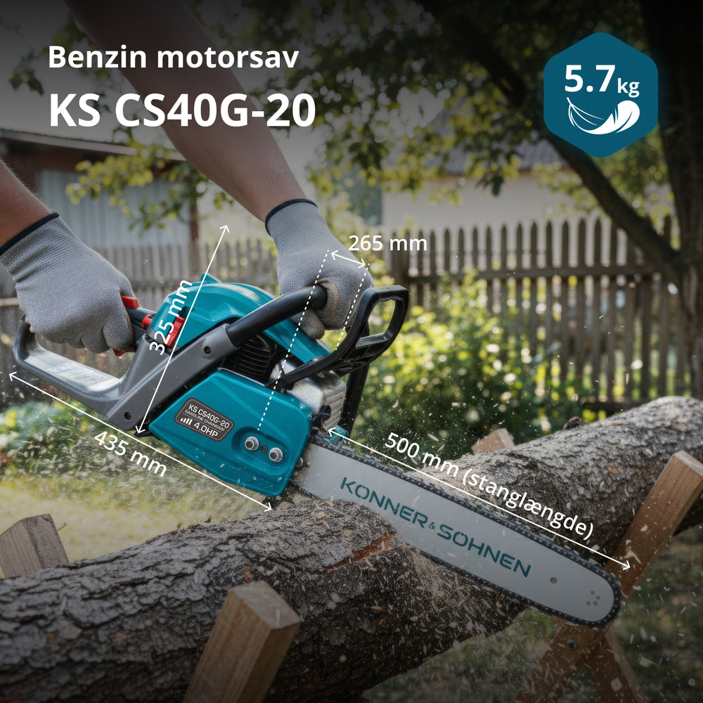 Benzínová motorová pila KS CS40G-20