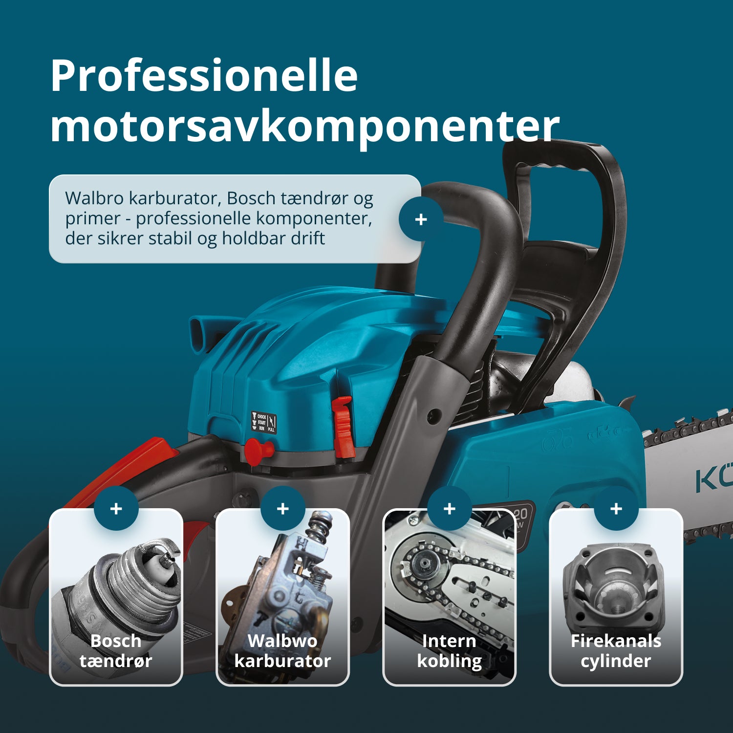 Benzínová motorová pila KS CS40G-20