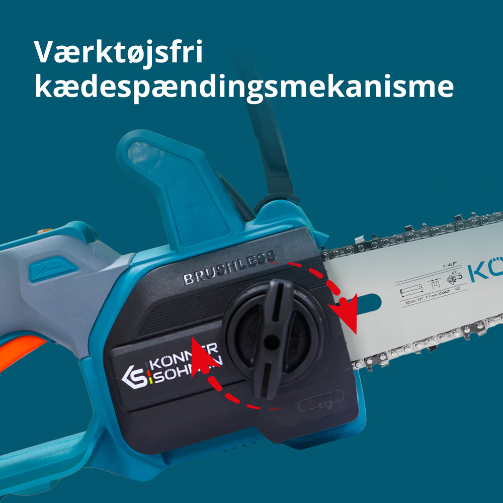 Mini Motosserra Sem Fios KS MCS20V-12 SET PLUS