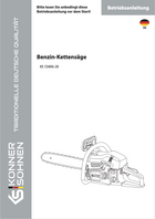 Benzin-Kettensäge KS CS40G-20