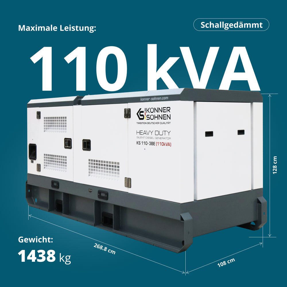 Diesel-Drehstrom-Elektrostation KS 110-3BE 