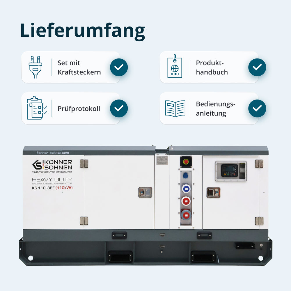 Diesel-Drehstrom-Elektrostation KS 110-3BE 