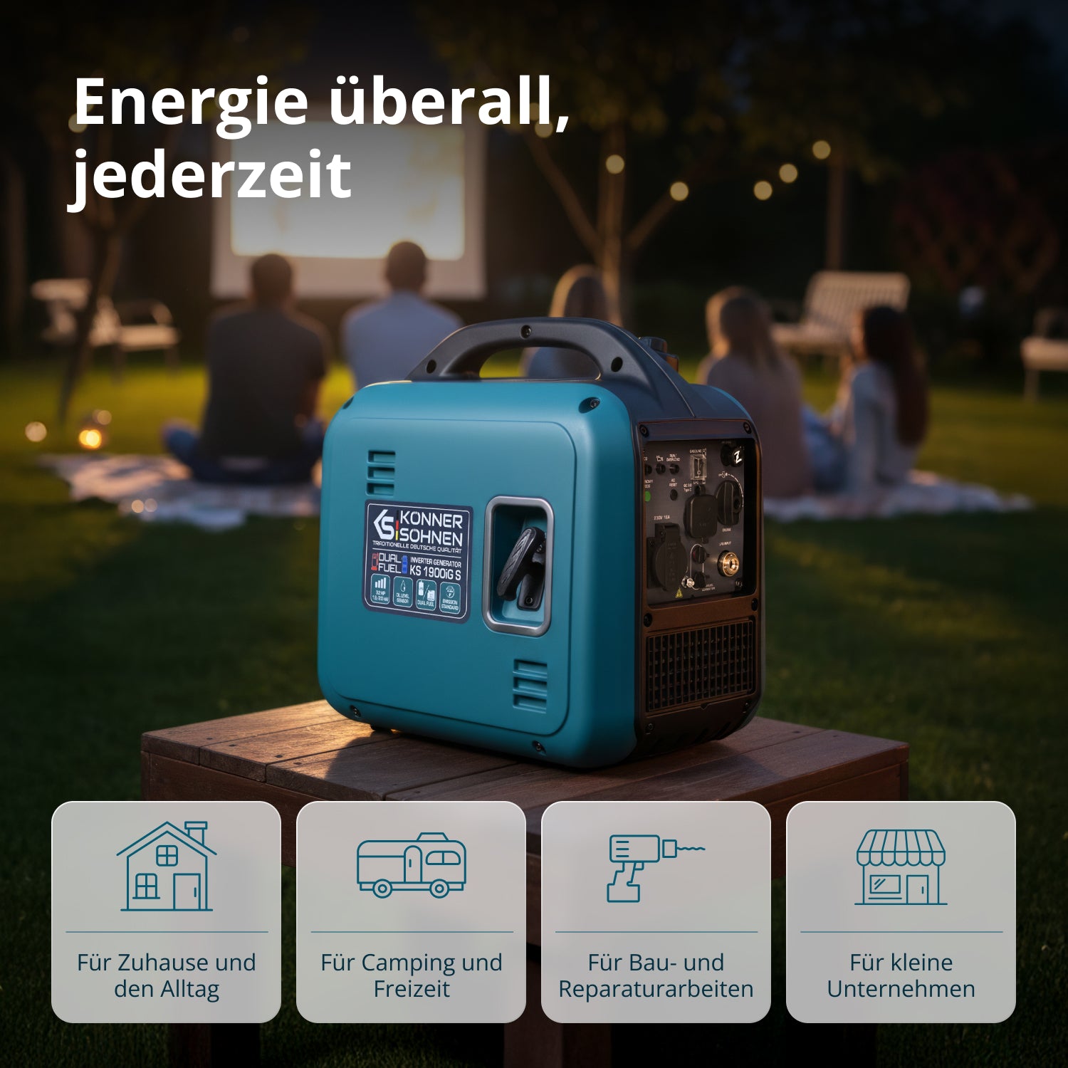 Invertergenerator (Gas/Benzin) KS 1900iG S 