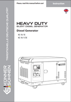 Dieselgeneratorer KS 16-1/3E, KS 16-1E