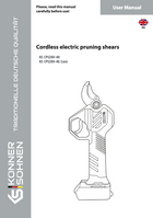 Bežične električne makaze za orezivanje KS СPS20V-40, KS СPS20V-40 futrola