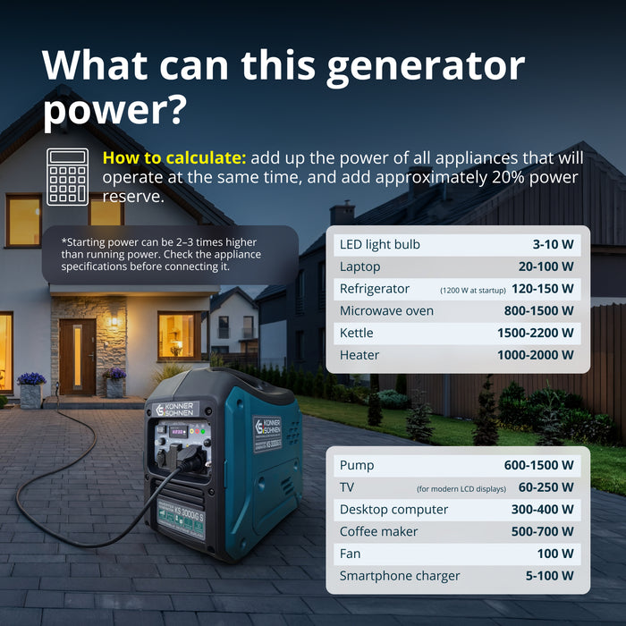 LPG/bensin invertergenerator KS 3000iG S