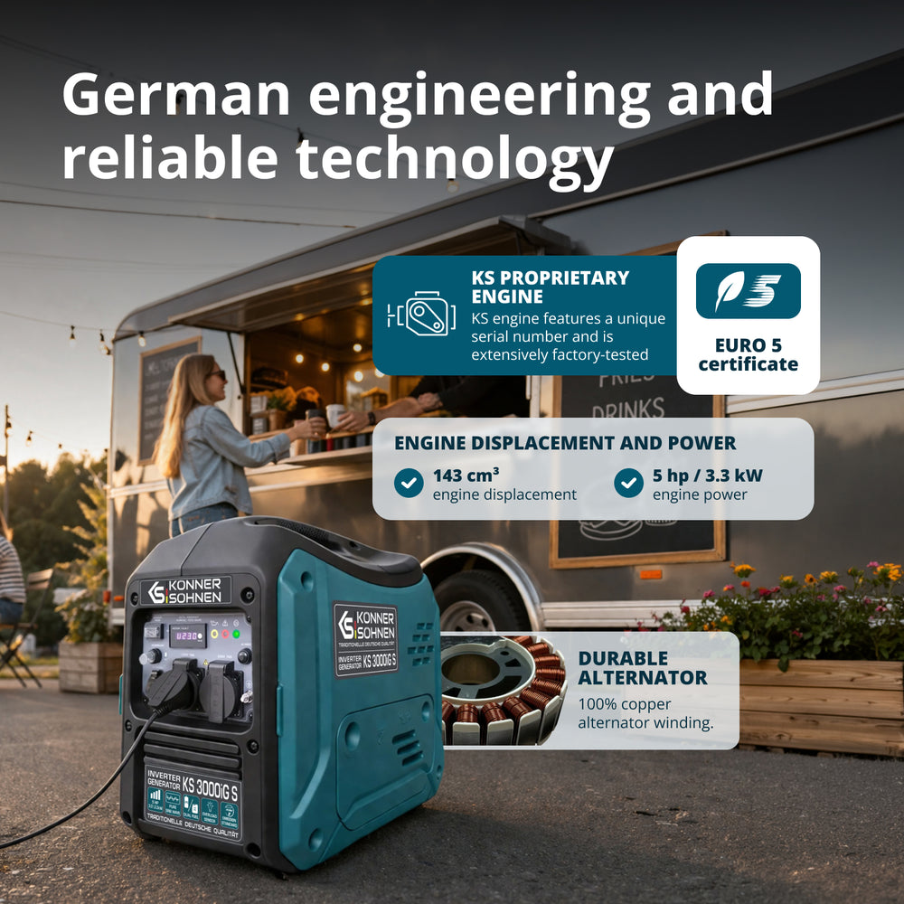 LPG/bensin invertergenerator KS 3000iG S