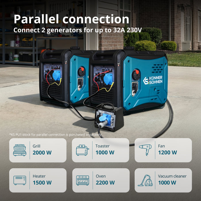 Gerador inversor KS 6000iE S