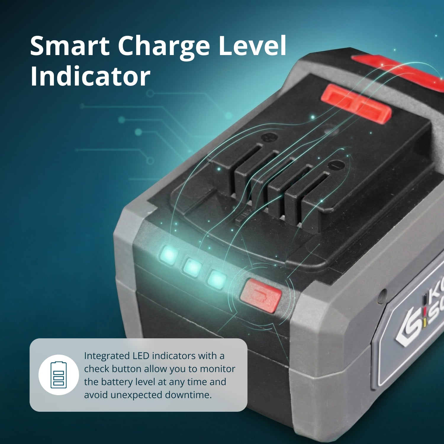20V Lithium batteri KS 20V8-2
