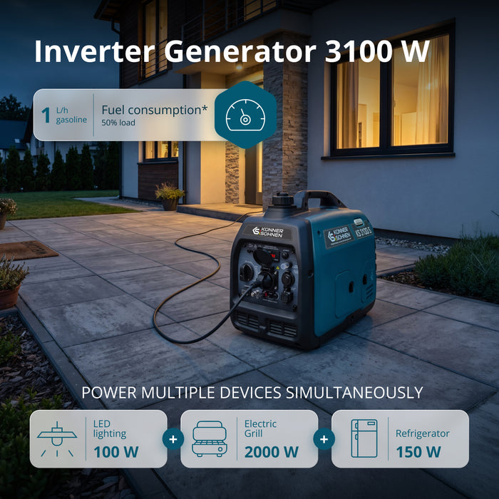 Invertorový generátor KS 3100i S