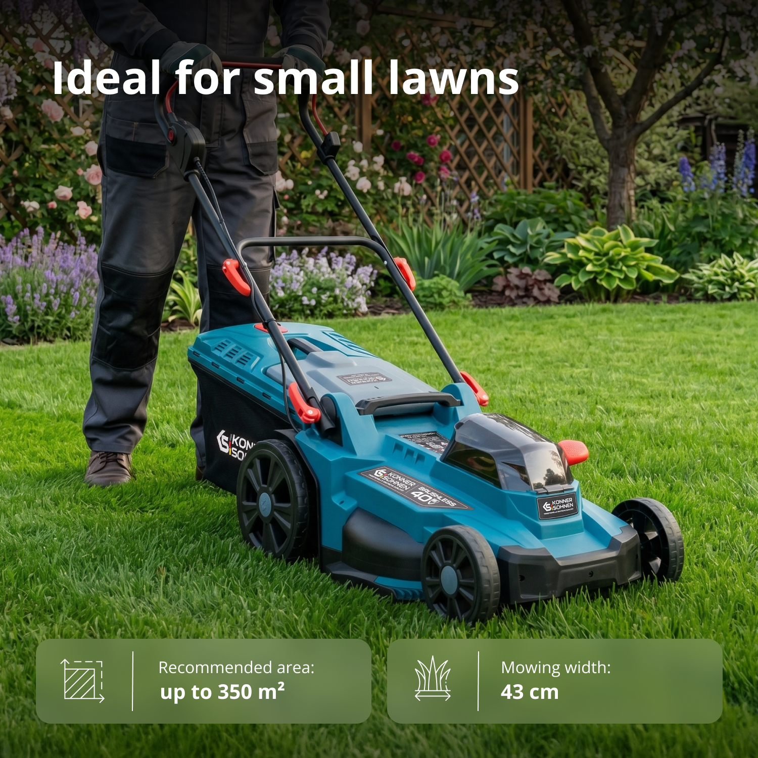 Propagační sada na péči o trávník KS 43LM-BCT40V-SET