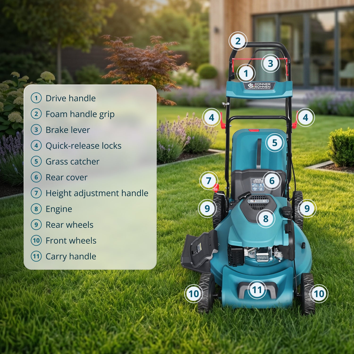 Benzin Plæneklipper KS 46LMG-SP