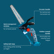 Cordless Mini Chainsaw KS MCS20V-12 SET PLUS thumbnail