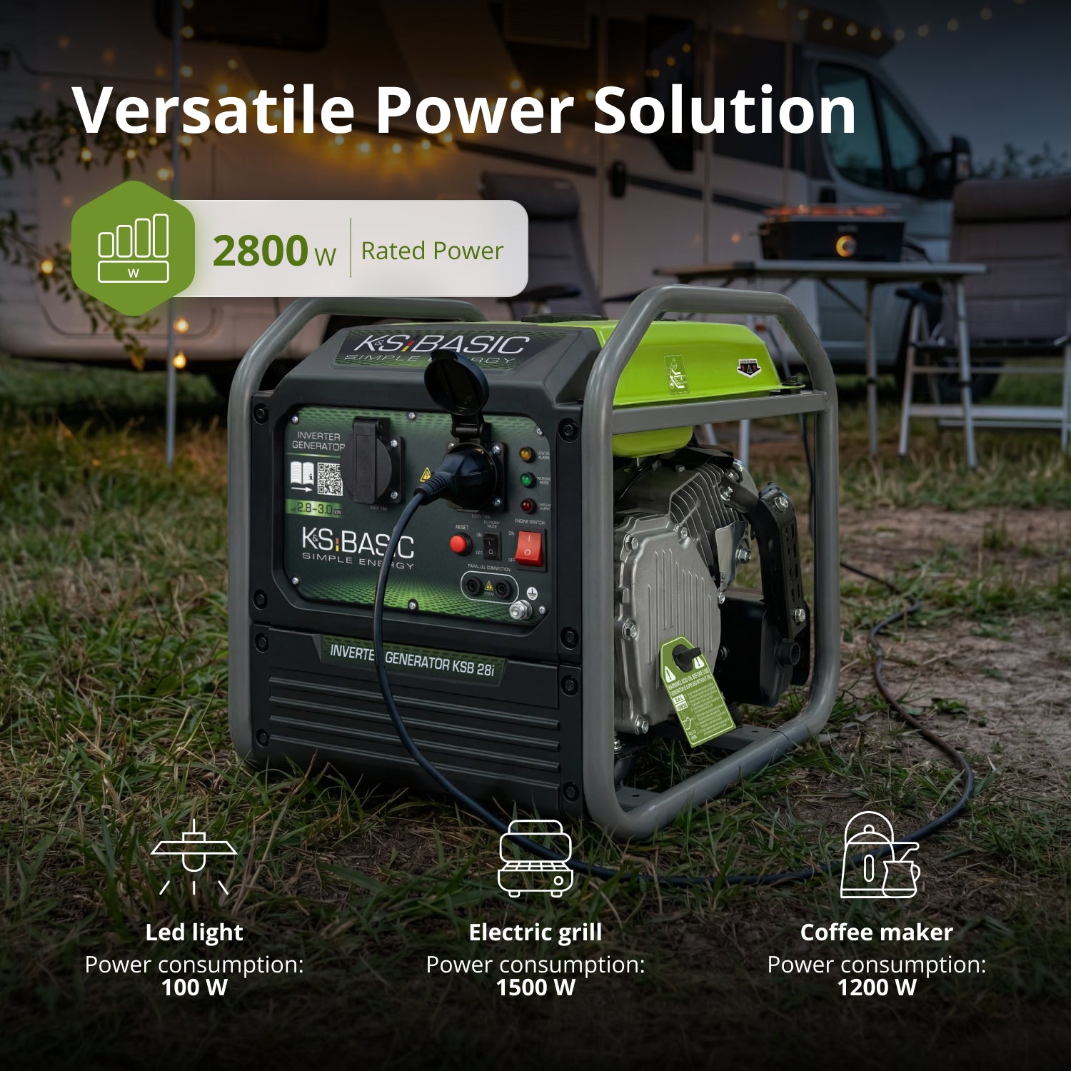 Invertergenerator KSB 28i