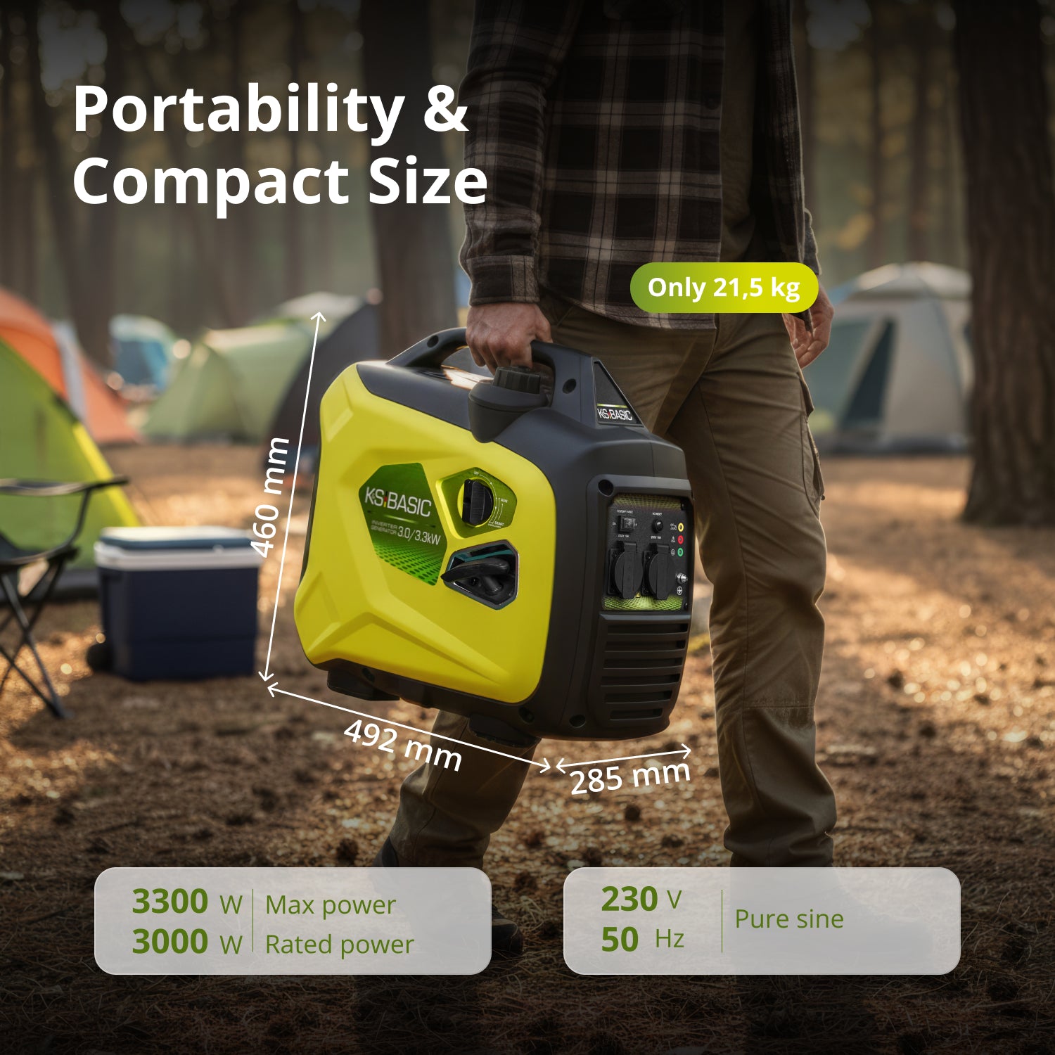 Invertorový generátor KSB 33i S