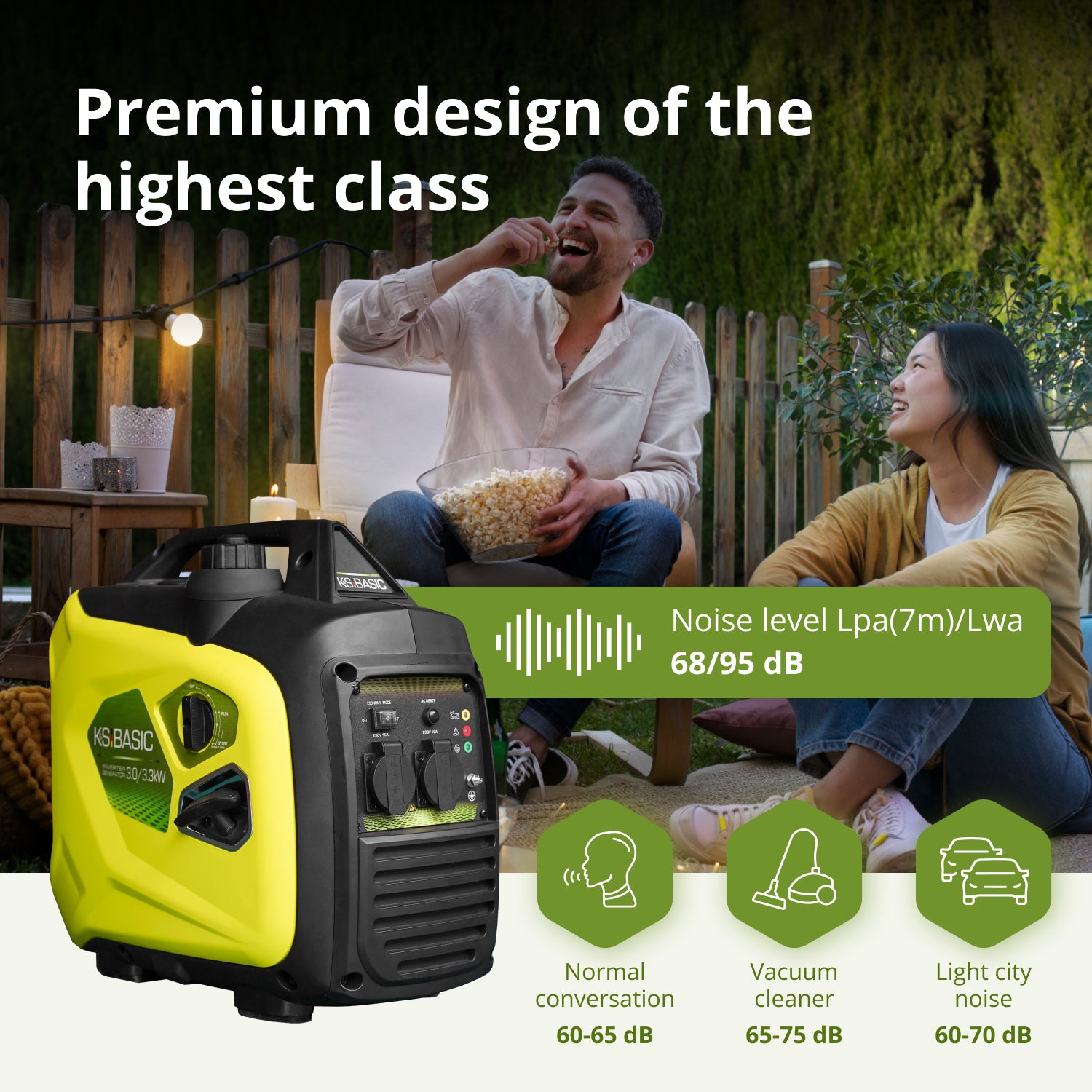 Invertorový generátor KSB 33i S