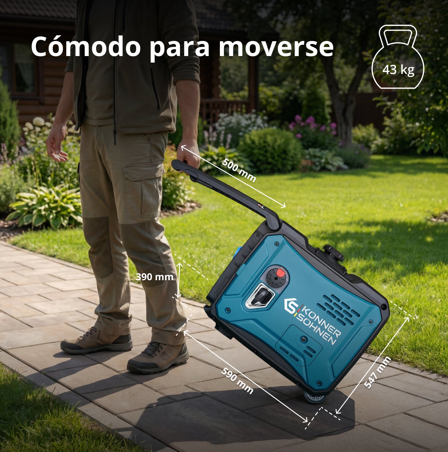 Generador inverter Könner & Söhnen KS 6000iE S