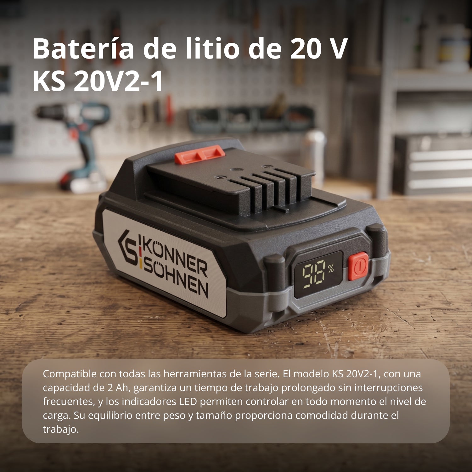 Batería de litio 20V KS 20V2-1