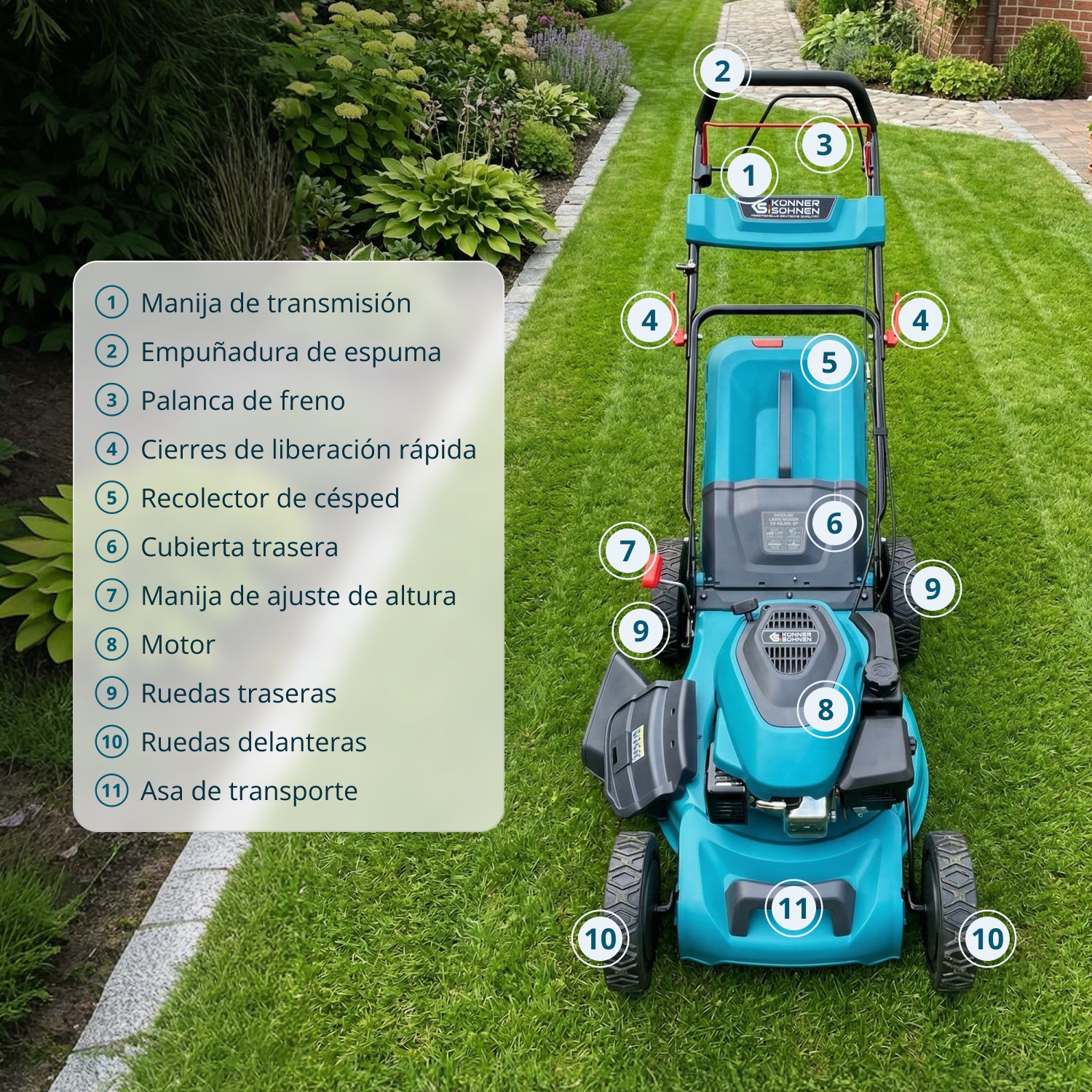 Cortacésped de gasolina KS 46LMG-SP