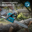 Motosierra de gasolina KS CS40G-20 thumbnail